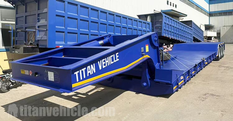 Tri Axle RGN Lowboy Gooseneck Trailer for Sale in Nigeria