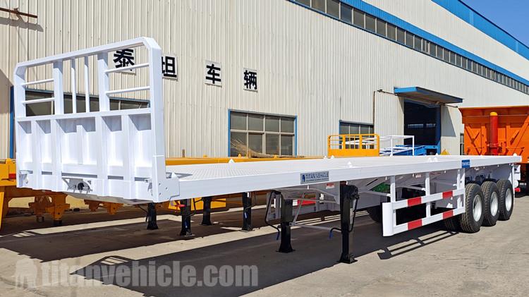 Tri Axle Flat Bed Semi Trailer for Sale in Zimbabwe