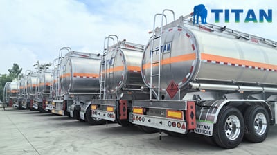 20 Units Fuel Tanker Trailer Shipped To Africa