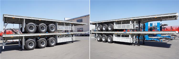 Tongya flatbed semi trailer package and shipping