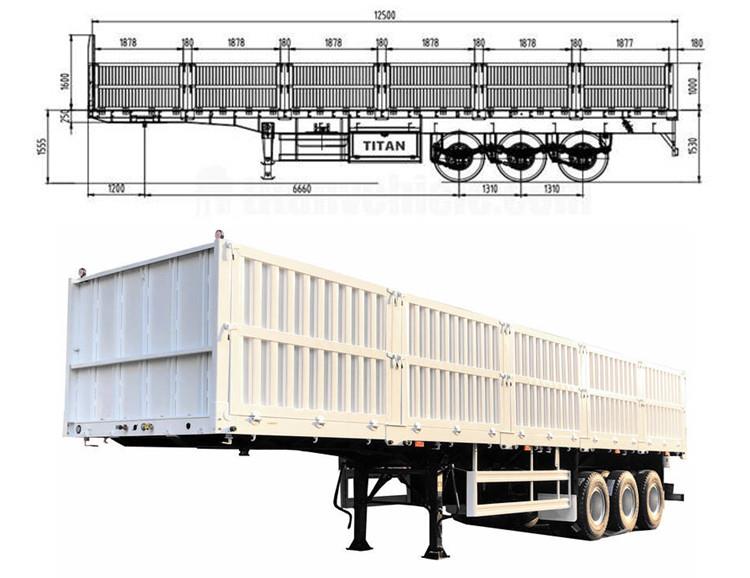Sideboard Trailer for Sale | Truck Trailer with Side Board - Tongya Vehicle