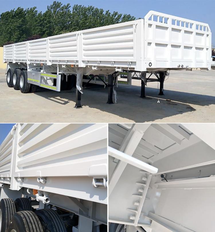 Drop Side Trailer for Sale  Dropside Truck Trailer Manufacturer - Tongya Vehicle