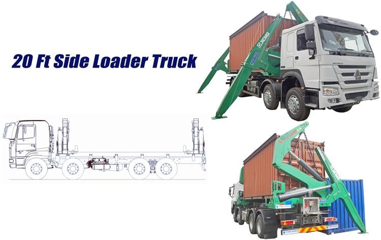 side loader | 40ft sidelifter | sideloader | 20 ft 40 foot container side loader for sale | side loader container | side loader trailer for sale-Tongya SIDELIFTER