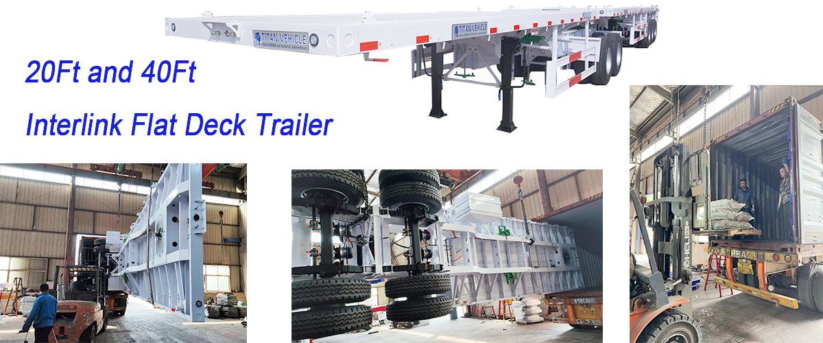 Buy 40 Ft Flatbed Trailer for Sale in Guyana