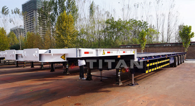 4 Axle Extendable Trailer for Windmill Projects