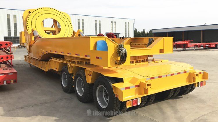 Besides nacelle, wind tower section, and other windmill parts, the wind blade is long and lightweight, also fragile and tender. How to make a safe and efficient transport for those blades is our trailer&rsquo;s purpose. If you want to transport the wind blade to mountain areas or pass narrow roads with U turns, you may need a wind blade adapter to solve the problem.