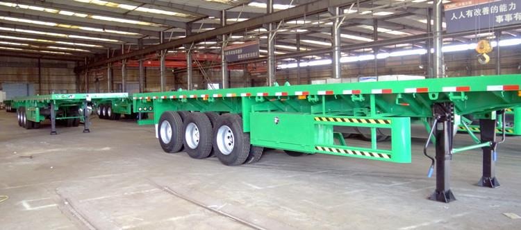Tri Axle Flat Bed Trailer for Sale in Nigeria - Tongya Vehicle