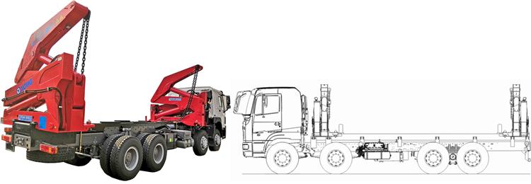 Side Lifter Trailer for Sale In Guinea | Side Lifter Container Crane