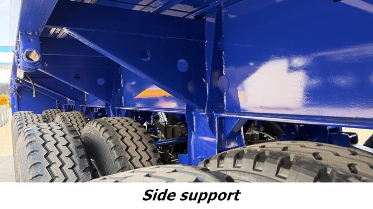 Factory Price 80 Ton 4 Axle Flatbed Trailer for Sale