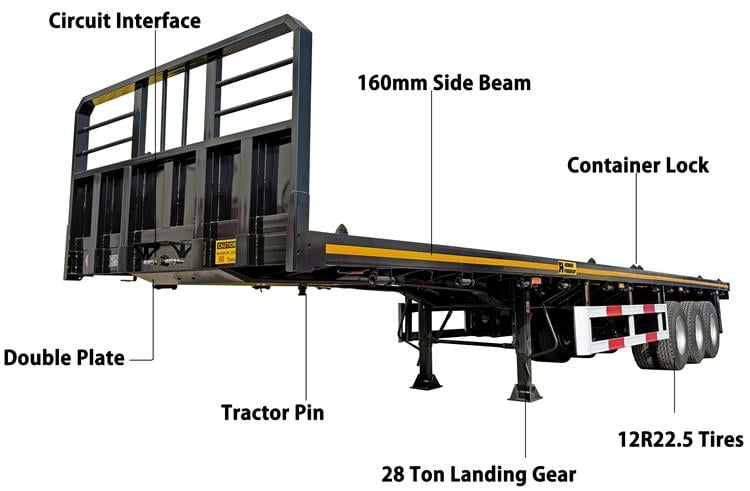 Henred Fruehauf Flatbed Trailer for Sale In Zimbabwe - Henred Fruehauf Zimbabwe