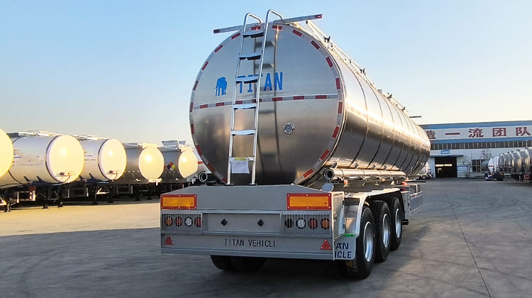 Stainless Steel Chemical Fuel Tanker Semi Trailer Price for Sale in Zimbabwe