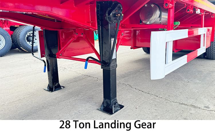 Triple Axle Flatbed Semi Truck Trailer for Sale in Guam