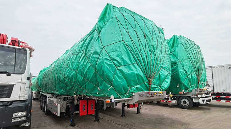 Aluminum Diesel Fuel Tanker Trailer for Sale in Guyana