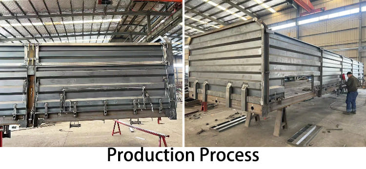 Drop Side Cargo Semi Trailer for Sale in Guyana