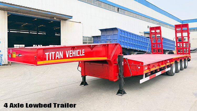 4 Axle Semi Low Loader Trailer for Sale in Tema Ghana