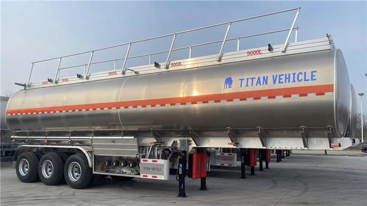Diesel Aluminum Tanker Trailer Price for Sale In Congo Banana