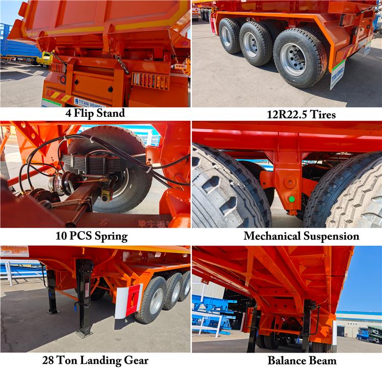 Tipper Semi Trailer for Sale In Angola