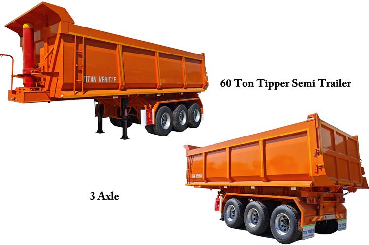 Tipper Semi Trailer for Sale In Angola