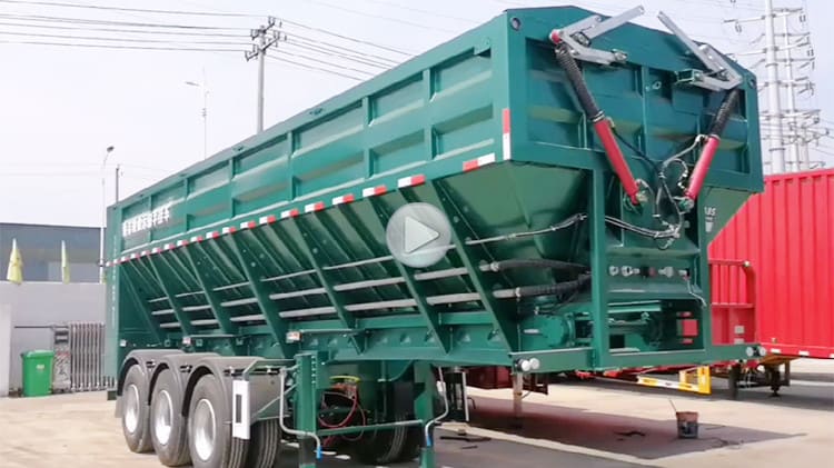 belt conveyor transport semi trailer