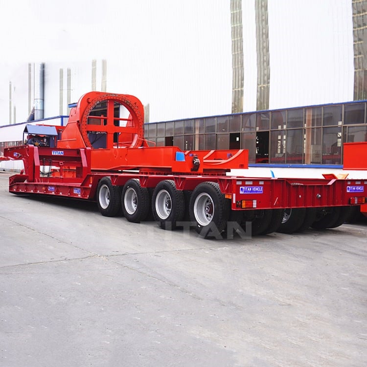 120T Low Deck Gooseneck Trailer