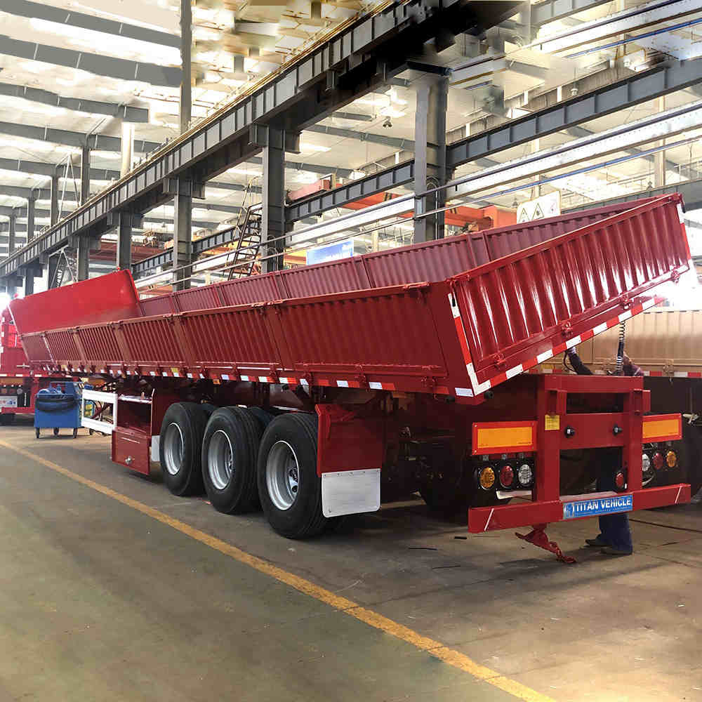 34 Ton Side Dump Semi Trailers