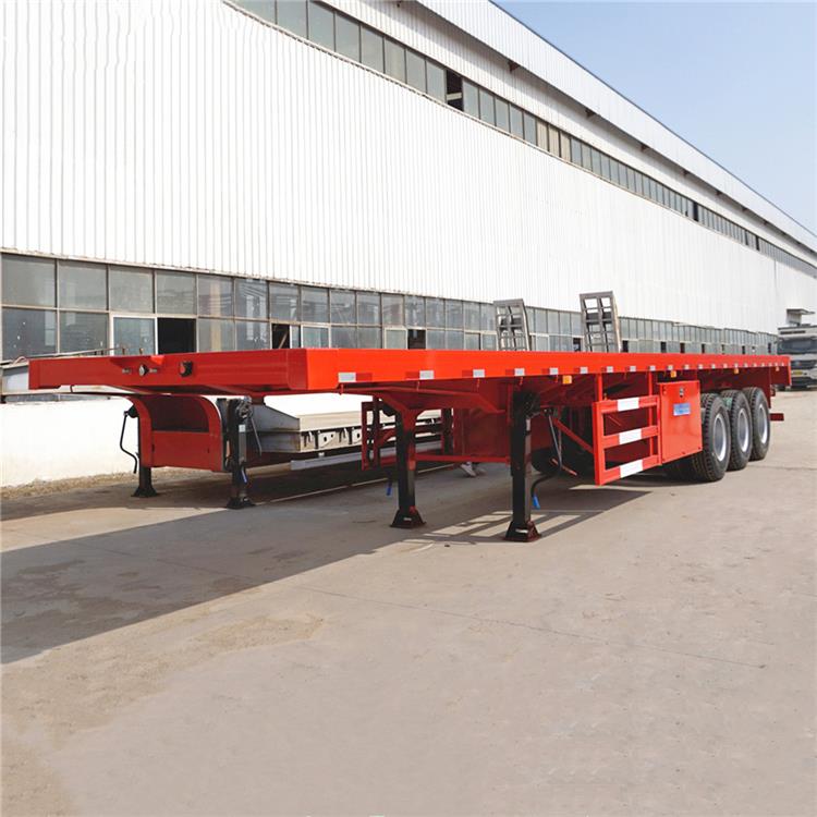 Tri Axle Flatbed Semi Trailer for sale