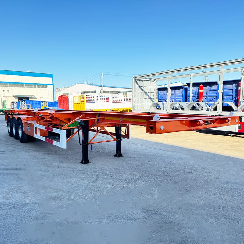 40 Ft Container Skeletal Semi Trailer