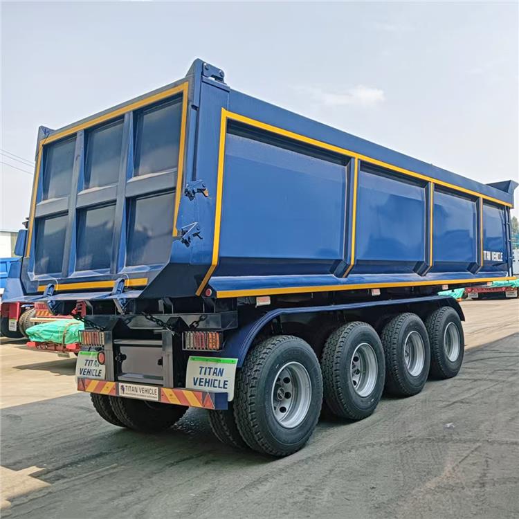 Hydraulic End Dump Semi Trailer