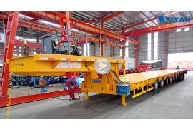 Hydraulic extendable low bed trailer