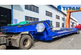 2 Line 4 Axle 120 Ton Lowboy Trailer