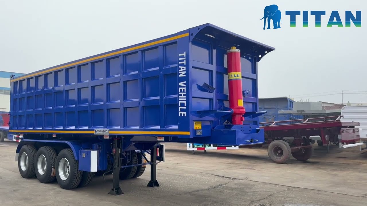 dump semi trailer